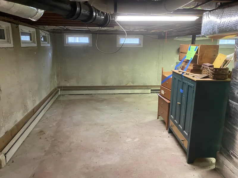 Basement cleared with open usable space